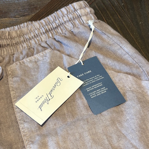 Universal Thread High Waist Drawstring Shorts - Tan - Picture 3 of 12